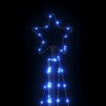 vidaXL LED vianočný stromček 339 LED modré 187 cm