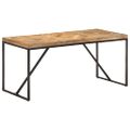 vidaXL Jedálenský stôl 160x70x76 cm akáciový a mangovníkový masív