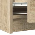 vidaXL TV skrinka Dub Sonoma 100x35x54 cm Konštrukcia dreva