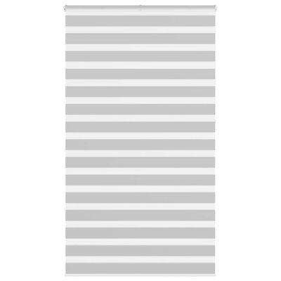vidaXL Zebra roleta svetlosivá 125x230cm šírka látky 120,9cm polyester
