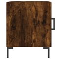 vidaXL Nočné stolíky 2 ks dymový dub 40x40x50 cm kompozitné drevo