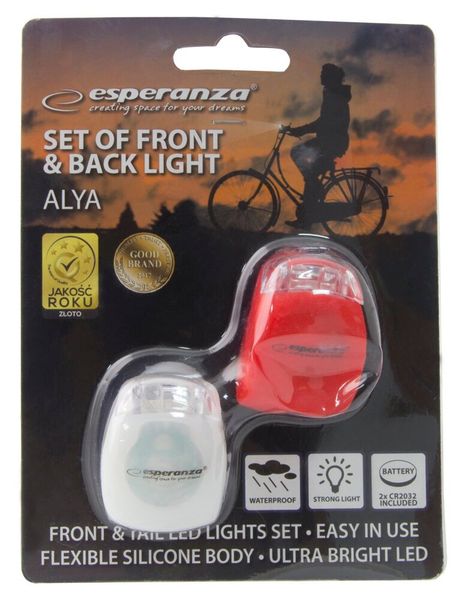 Súprava svetiel na bicykel Esperanza EOT011 Alya