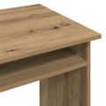 vidaXL Stôl dub artisan 90x50x74 cm kompozitné drevo