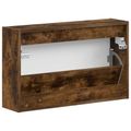 vidaXL Nástenný botník ZWOLLE 71 x 17 x 43 cm Kompozitné drevo