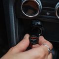 Maxlife MXCC-04 PD QC car charger 1x USB-C 1x USB 20W black