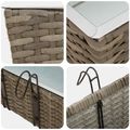 vidaXL Zábradlie 2 ks Sivá 50 x 17 x 17 cm Kov