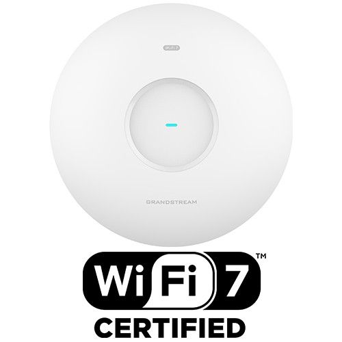 Grandstream GWN7672 AP, Wi-Fi 7 BE11000, 802.11be, 2x2:2 MU-MIMO, MRU, 2x5G Ethernet WAN/LAN,BT
