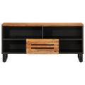 vidaXL TV skrinka 100x34x46 cm, akáciový masív