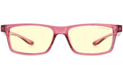 GUNNAR kancelárske/herné okuliare CRUZ KIDS LARGE (8-12) PINK jantárové sklá BLF 65 NATURAL focus Okuliare, kancelárske, herné, ružové obrúčky, jantárové sklá, pre deti 8–12 rokov