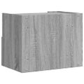 vidaXL Nástenné nočné stolíky 2 ks sivé sonoma 45x30x35 cm