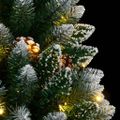 vidaXL Umelý vianočný stromček s 300 LED 180 cm