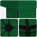 vidaXL Záhradný altánok 6 x 3 m Zelená Polyester a oceľ 190 gsm