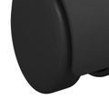 vidaXL Kolieska 12 ks Čierna 40,1 x 37,8 mm PP a železo