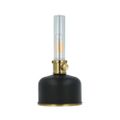 Retro petrolejová LED lampa čierna FLR-25 Forever Light