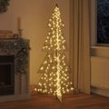 vidaXL Vianočný stromček 240 LED Teplá biela 180 cm PET