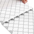 vidaXL Dlažba Lanturn 10 ks Biela 27 x 27 cm Polyuretán a PET