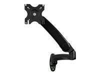Full Motion Articulating - Adjustable - Supports Monitors 12” to 34” - VESA Monitor Wall Mount - Black (ARMPIVWALL) - Montážna sada (montážna doska na umiestnenie na stenu, 2 podložky, 4 podložky, kryt, 2 kotvy) - nastaviteľné rameno - pre plochý panel - hliník, oceľ - čierna - veľkosť obrazovky: 12"-30" - montáž na stenu - pre P/N: ACCSMNT