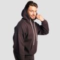 Mikina Aura Hoodie Tee Brown - GymBeam, veľkosť XXXL, 95% bavlna, 5% elastan