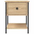 vidaXL Nočný stolík dub sonoma 34x35,5x45 cm spracované drevo