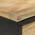 vidaXL Konzolový stolík 110x30x75 cm masívne hrubé mangovníkové drevo