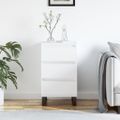 vidaXL Komoda biela 40x35x70 cm kompozitné drevo