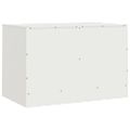 vidaXL TV skrinky 2 ks biele 67x39x44 cm oceľ