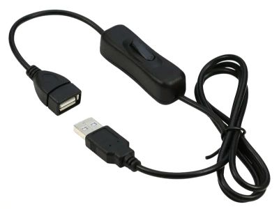 PremiumCord predlž. s vyp. USB M/F 1m