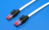 S/FTP patchkabel kategórie 6, LSOH, 0,5 m
