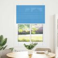 vidaXL plisovaná roleta modrá 90x150 cm Šírka látky 89,4 cm