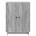 vidaXL Servírovacia skriňa Sivá sonoma 66 x 34,5 x 90 cm