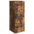 vidaXL Nástenná skrinka 33 x 34,5 x 90 cm Kompozitné drevo Dymový dub