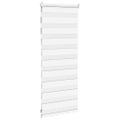 vidaXL Zebra roleta biela 55x100 cm šírka látky 50,9 cm polyester