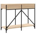 vidaXL Konzolový stolík dub sonoma 100x39x78,5 cm kompozitné drevo
