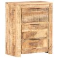 vidaXL Komoda 59x33x75 cm surové mangovníkové drevo