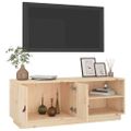 vidaXL TV skrinka 105x34x40 cm masívna borovica