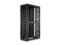 Rozvádzač stojanová skriňa - 2124H x 600W x 1200D mm, s bočnicami - podlahové prevedenie - čierna - 45U - 19" - kompatibilný s TAA - pre P/N: SMT1000RM1U, SMT750RM1U, SRTL10KRM4UT, SRTL5KRM2UI-HW, SRTL5KRM2UT-HW, SRTL8KRM4UT