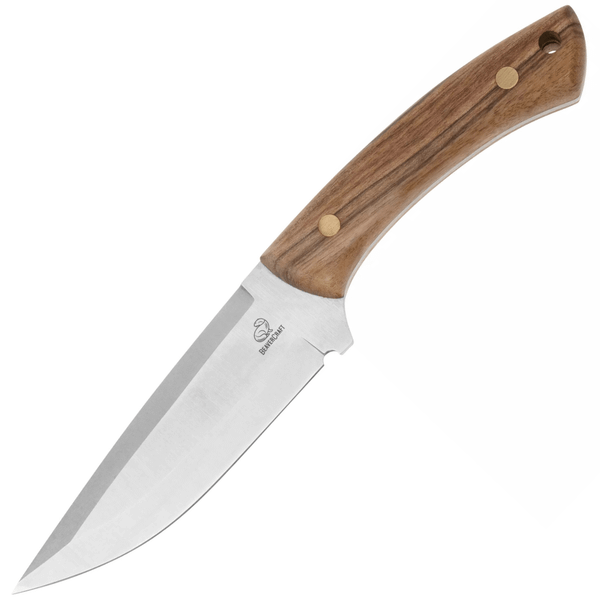 Beavercraft HGK1_Art Hunting Knife lovecký nôž 14 cm, orechové drevo, kožené puzdro