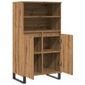 vidaXL Vysoká skrinka dub artisan 60x36x110 cm spracované drevo