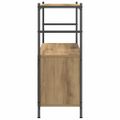 vidaXL Regál na knihy 80 x 30 x 78,5 cm Kompozitné drevo Remeselný dub