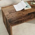 vidaXL Konferenčný stolík Staré drevo 95 x 50 x 34 cm Kompozitné drevo