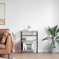 vidaXL Regál na knihy 2 úrovní 60 x 29,5 x 81 cm Kompozitné drevo