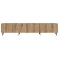 vidaXL TV skrinka 147 x 34,5 x 32 cm Dub artisan Kompozitné drevo