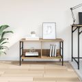 vidaXL Regál na knihy 2 úrovní 82 x 32 x 47 cm Kompozitné drevo