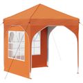 vidaXL Prístrešok na párty 192 x 192 x 245 cm Oranžová