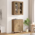 vidaXL Highboard Remeselný dub 69,5 x 34 x 180 cm Kompozitné drevo