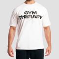 Tričko Gym Therapy White - GymBeam, veľkosť XXL
