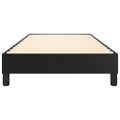 vidaXL Posteľný rám s boxspringom čierny 100x200 cm umelá koža