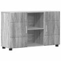 vidaXL Servírovacia skriňa FLORIN 88,5 x 30,5 x 55,5 cm Sivý Sonoma
