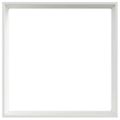 vidaXL Obrubník trávnika 50 x 50 x 13 cm Oceľ Biela