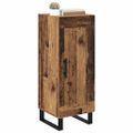 vidaXL Servírovacia skriňa Staré drevo 34,5 x 34 x 90 cm